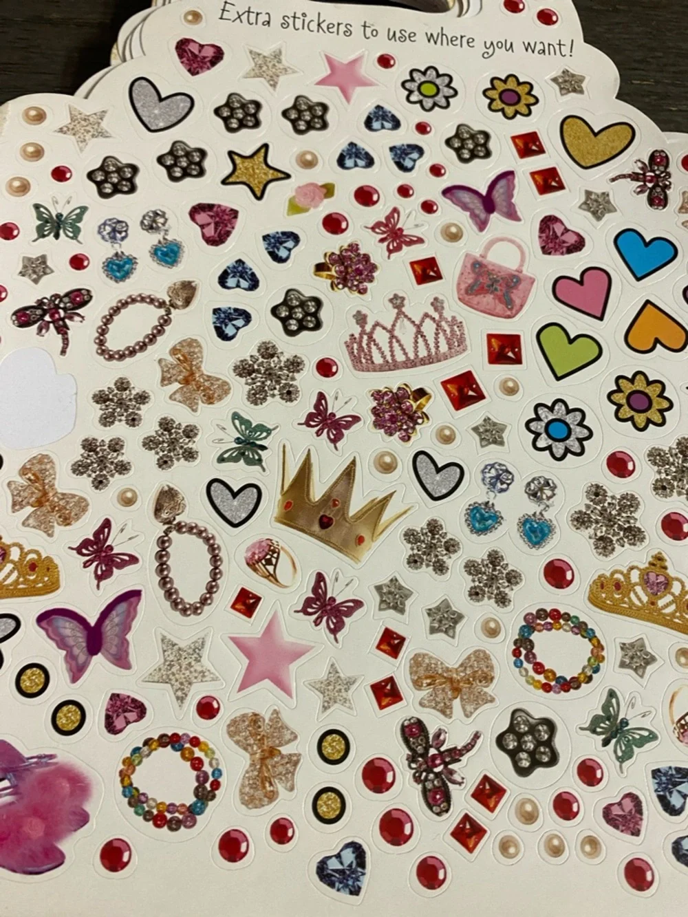 Sparkly Sticker and Doodling Purse Coloring Book.
